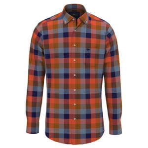 Fynch Hatton Colourful Flannel Check Shirt